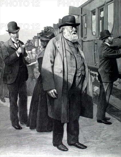 Portrait de Lord Salisbury (1900), ministre anglais des Affaires étrangères de 1886 à 1892