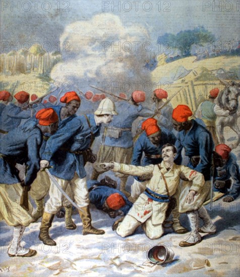 Au Niger, le combat de S'Napa. La mort du lieutenant Lecerf du 3-9--1894