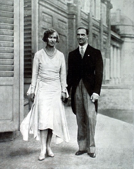 Betrothal of Princess Marie-José of Belgium and Prince Humbert II of Piedmont