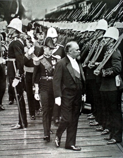 Le président Poincaré en visite en Angleterre (1913)