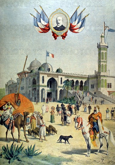 Paris. Exposition universelle. Pavillon de l'Algérie du 10-6-1900