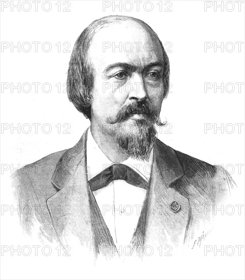 Portrait de Victor Massé (1822-1884), compositeur