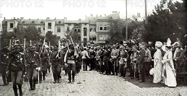 Retour à Sofia de l'armée bulgare (1913)