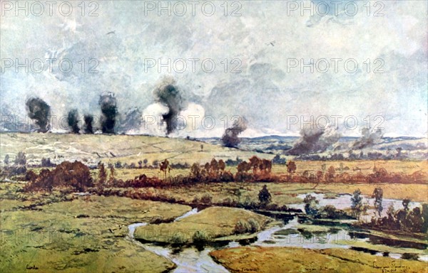 Flameng, The valley of the Somme, near Curlu.