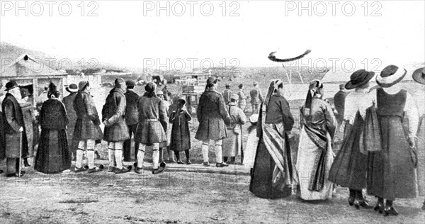 Habitants de Salonique au camp franco-anglais de Zeinitlik (1915)