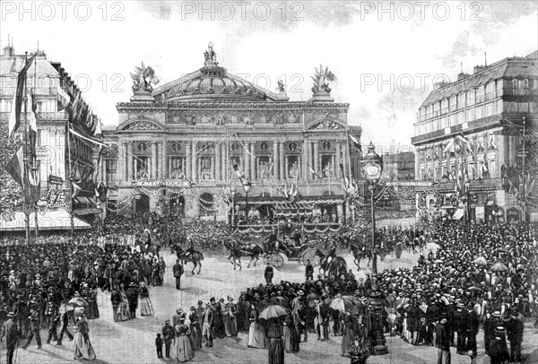 French President Felix Faure returning from Russia