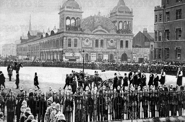 In London, Gladstone's funeral at Westminster (1898)