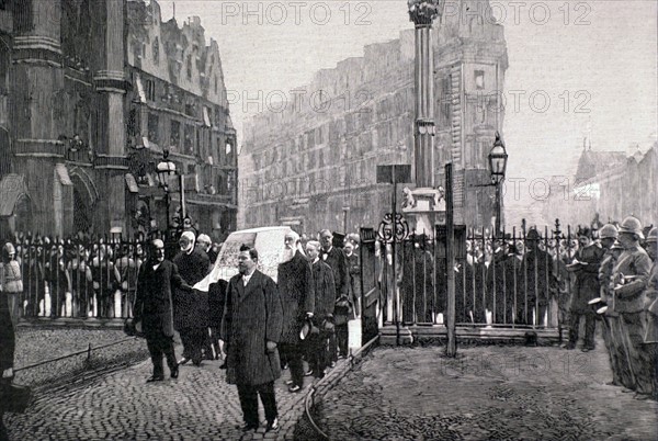 A Londres, funérailles de Gladstone à Westminster (1898)