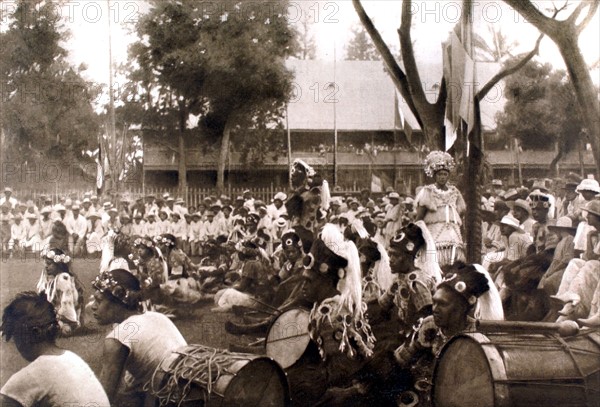 La fête du 14 juillet célébrée à Papeete, Tahiti