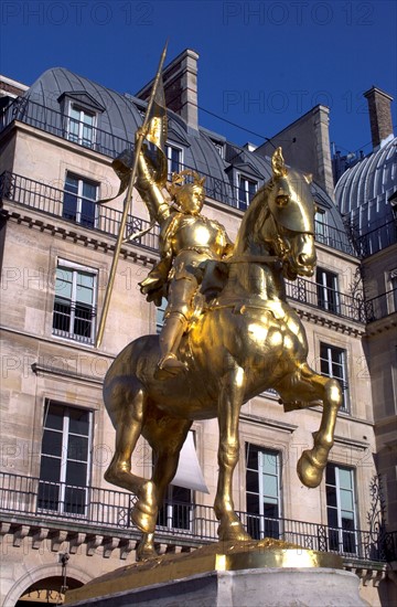 Frémiet, statue équestre de Jeanne d'Arc