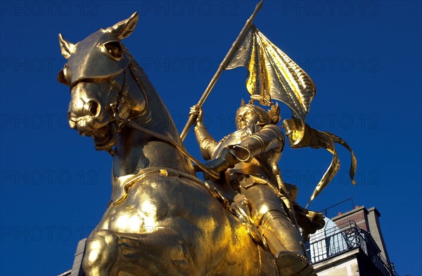 Frémiet, statue équestre de Jeanne d'Arc