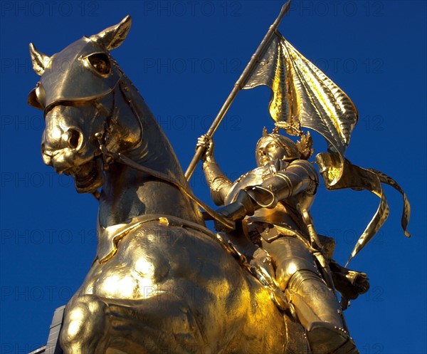 Frémiet, equestrian statue of Joan of Arc