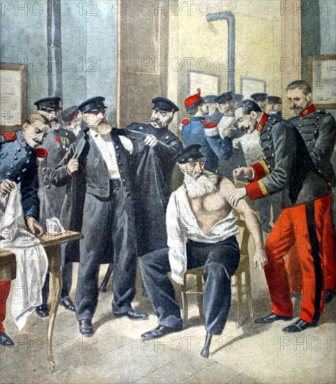 Les invalides de guerre vaccinés contre la variole, du 30 décembre 1900