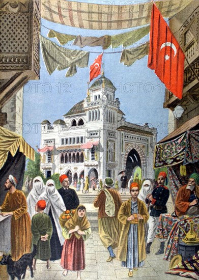 The Turkish pavilion at the 1900 Paris World Fair.