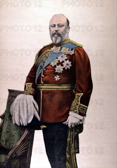 Portrait du roi Edouard VII, du 6 juillet 1902