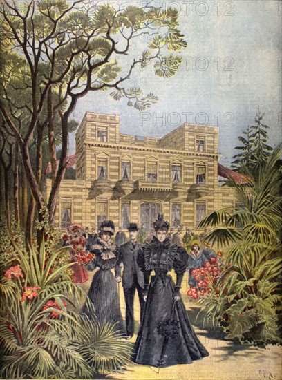 The dowager empress of Russia on a visit to Provence (1896)