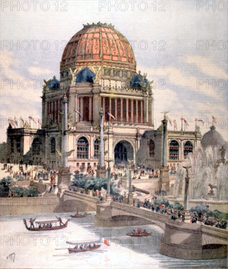 The pavilion of the government at the international Chicago exhibition, in "Le Petit journal", 5-20-1893