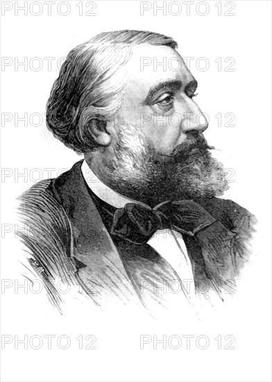 Portrait of Gambetta, in "Le Journal illustré", 9-4-1881