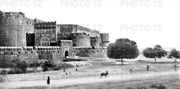 Le fort d'Agra (février 1910)