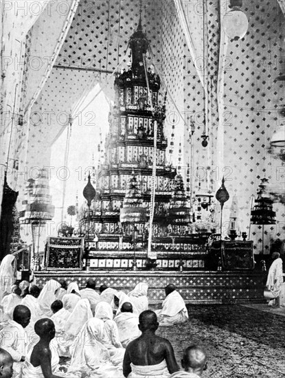 Funérailles de Norodom 1er, roi du Cambodge, à Pnom-Penh (1906)