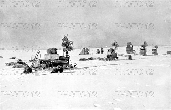 Norwegian South Pole expedition, lead by Roald Amundsen in 1911-1912.