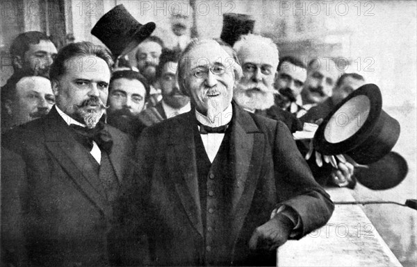 Mr. Manoël de Arriaga, first President of the Portuguese Republic, August 24, 1911