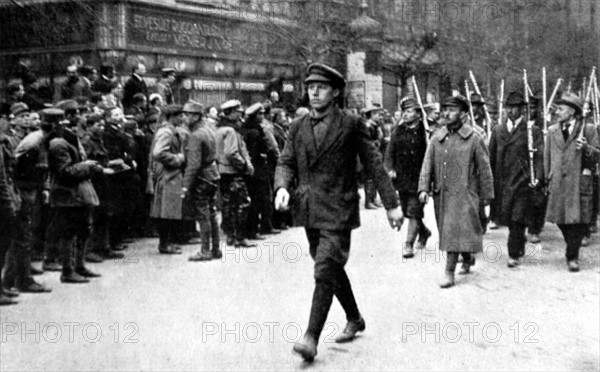 Formation d'une armée rouge en Hongrie, en 1919