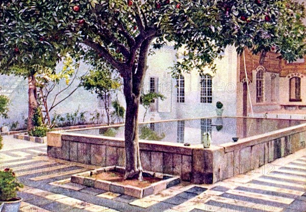 Une maison arabe de Damas (1910)