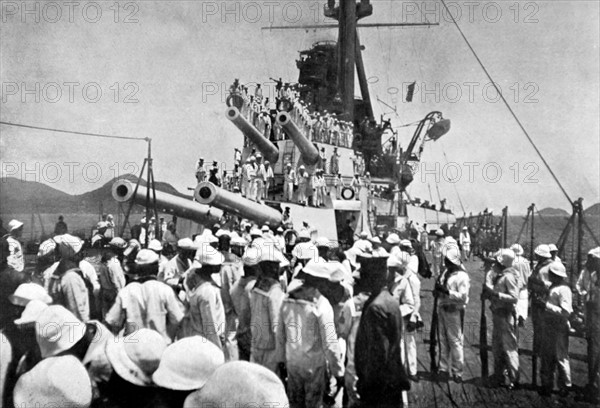 Mutinerie de la marine brésilienne, en 1910.