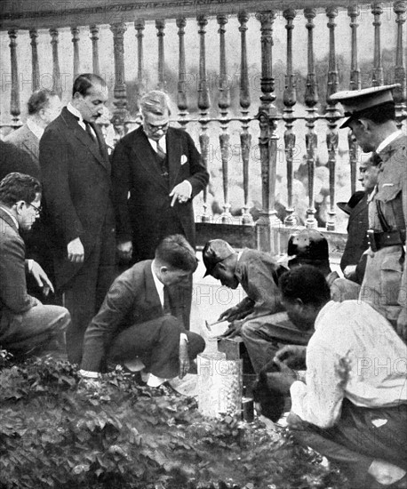 A la Havane, plantation de l'Arbre de la Fraternité américaine, 1928