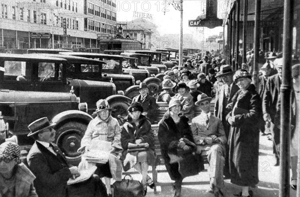 St. Petersburg's "gossip's place" in Florida (1926)