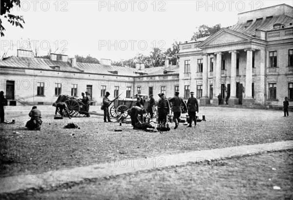 Poland - 1926
In Warsaw, marshal Pilsudski's coup.