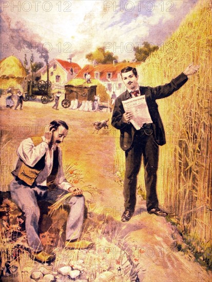 Advertising for the newspaper 'Modern agriculture'