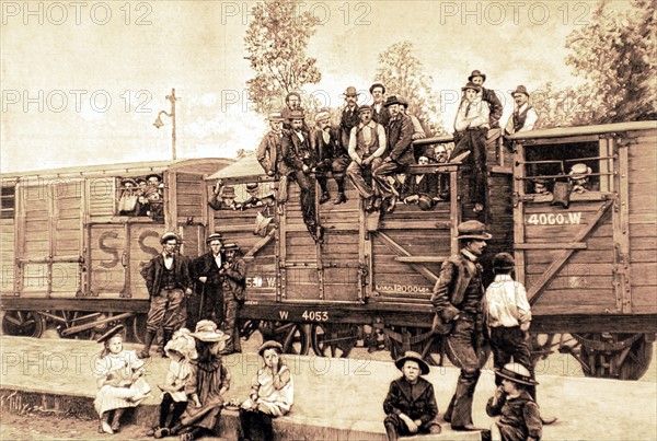 Boer War. Exodus of the British