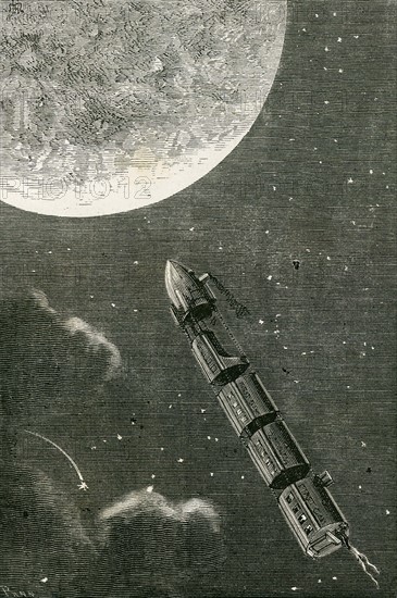 Jules Verne, "De la Terre à la Lune" : les trains-projectiles pour la Lune