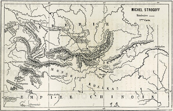 Jules Verne, "Michel Strogoff. De Moscou à Irkoutsk" (illustration)