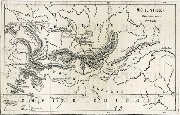 Jules Verne, 'Michael Strogoff. From Moscow to Irkutsk' (illustration)