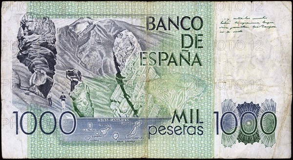 Billet de 1000 Pesetas