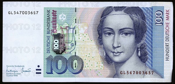 100 Deutsche Mark banknote