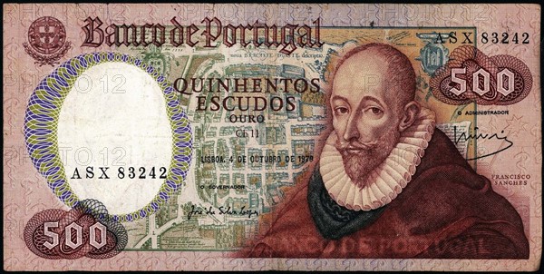 Billet de 500 Escudos