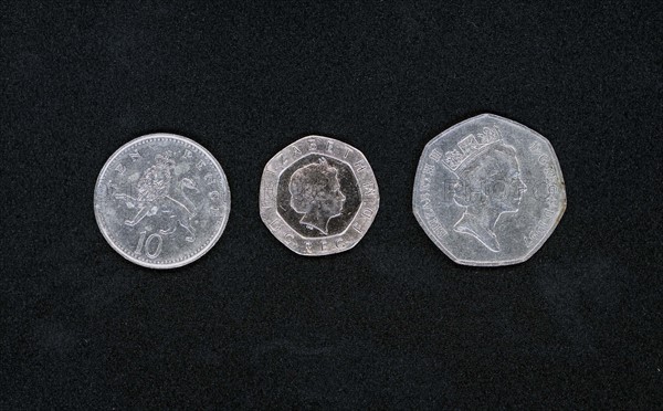 Pieces de monnaie anglaise