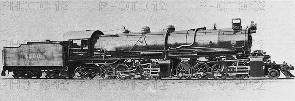 USA : ; Transports, locomotive