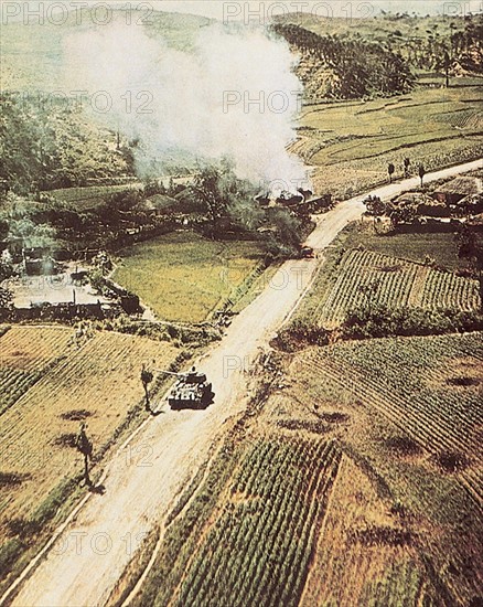 War in North Corea / Military tank