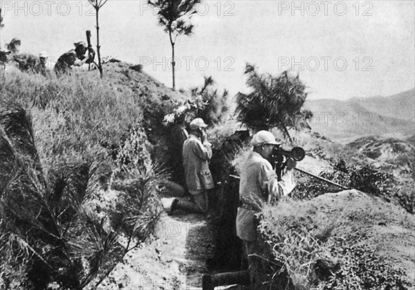 Guerre en Corée / soldats chinois