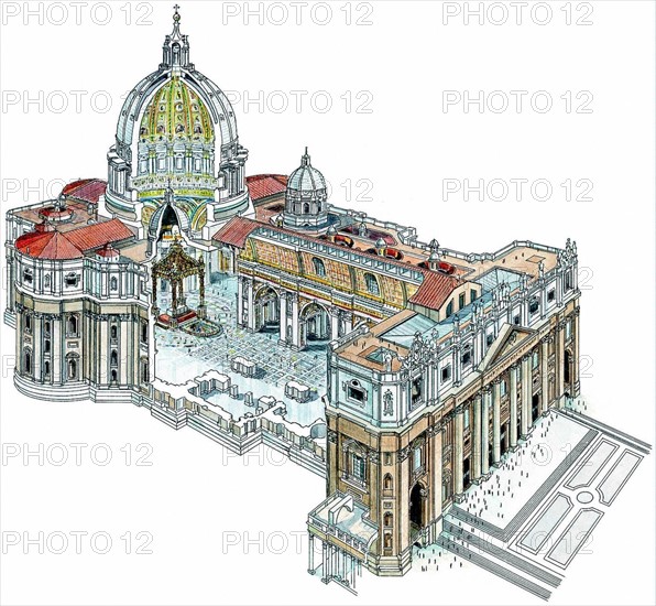 La basilique St. Pierre de Rome