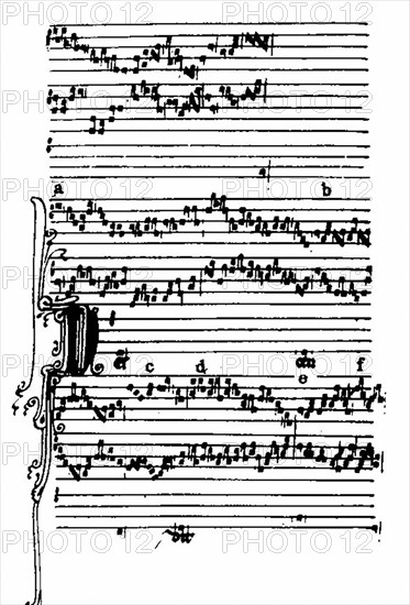 Notation musicale, organum à trois voix