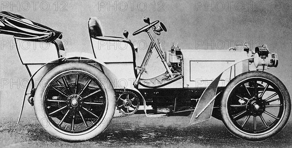 Voiture Daimler type "Mercedes"