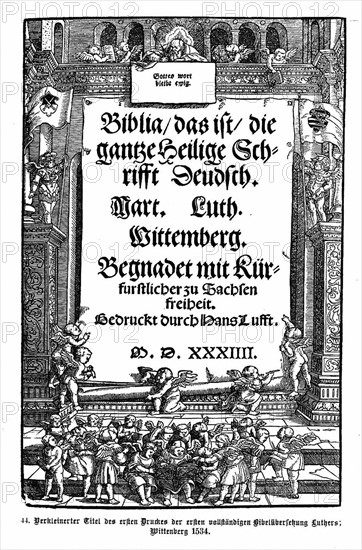 Traduction de la Bible par Martin Luther