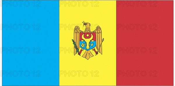 Drapeau de la Moldavie