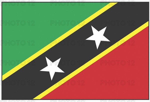 Drapeau de Saint-Kitts-et-Nevis